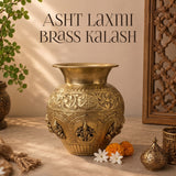Asht Laxmi Brass Kalash