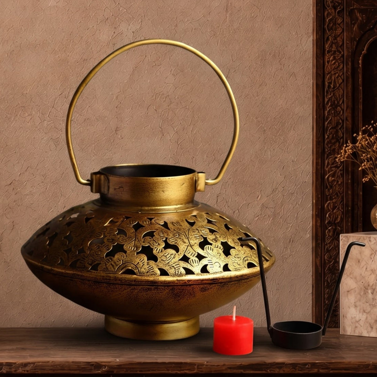 Bindya Prakash Tea-Light holder – handcrafted decor piece by Yura Designs