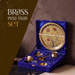 Brass Puja Thali Set - Traditional Grandeur for Every Celebration
