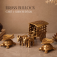 Brass Bullock Cart & Kuber Diyas