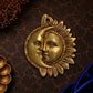 Brass Surya-Chandra Wall Hanging