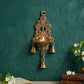 Brass Wall Hanging Diya with Bells