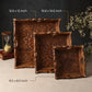 Carved Wooden Trays (Set of 3)