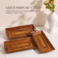 Coffee Tray Set (Set of 3) – handcrafted decor piece by Yura Designs