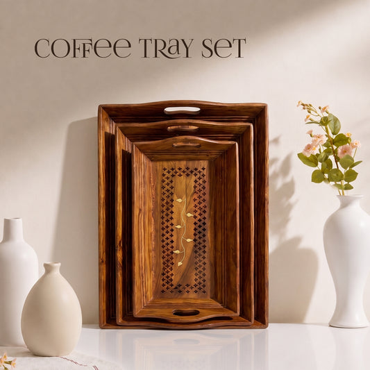 Coffee Tray Set (Set of 3)
