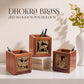 Dhokra Brass and Wooden Pen Holder