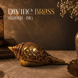 Divine Brass Shankh - Big