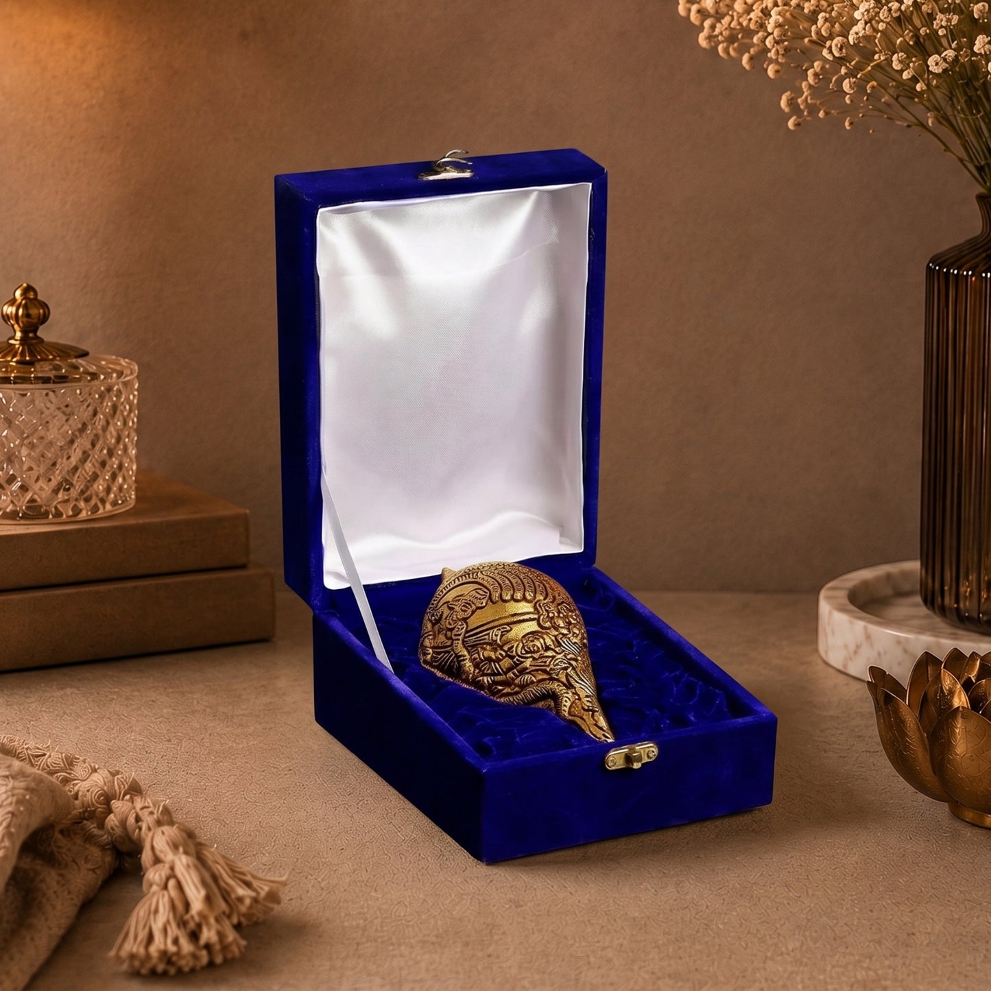 Divine Brass Shankh - Big