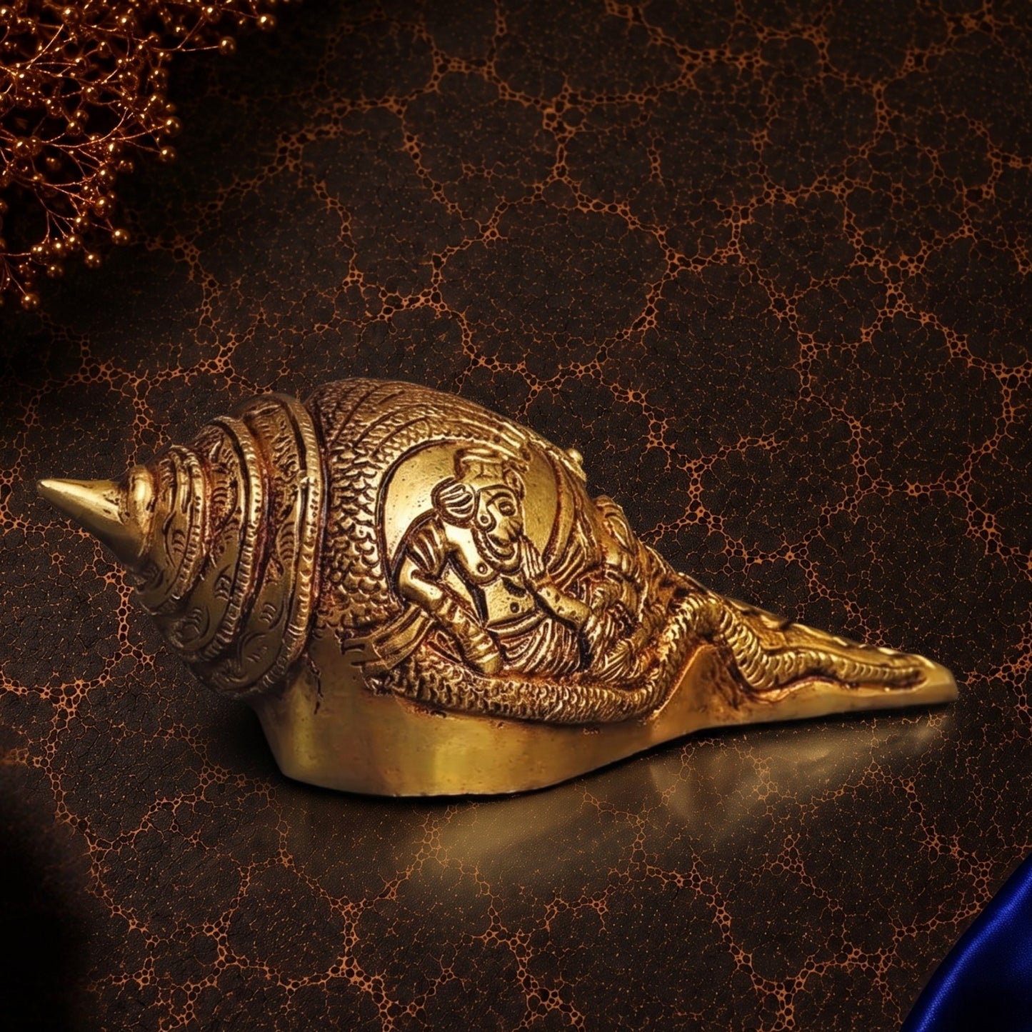 Divine Brass Shankh - Big