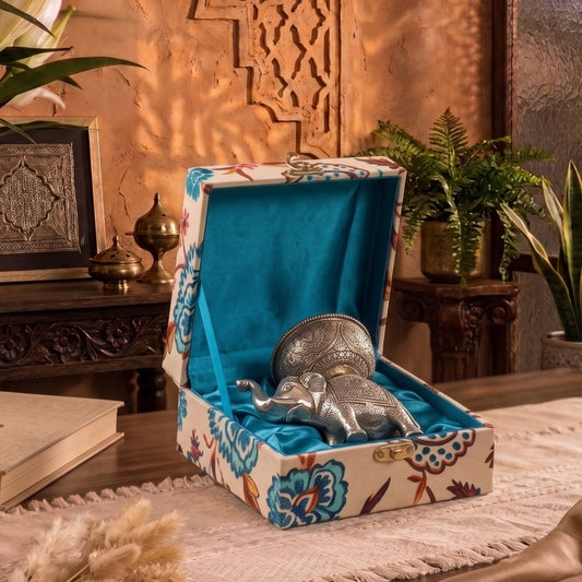 EleGlow Elephant Décor T-Light Holder