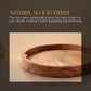 Elegant Wooden Round tray + Kettle Coaster (set of 6) – handcrafted decor piece by Yura Designs