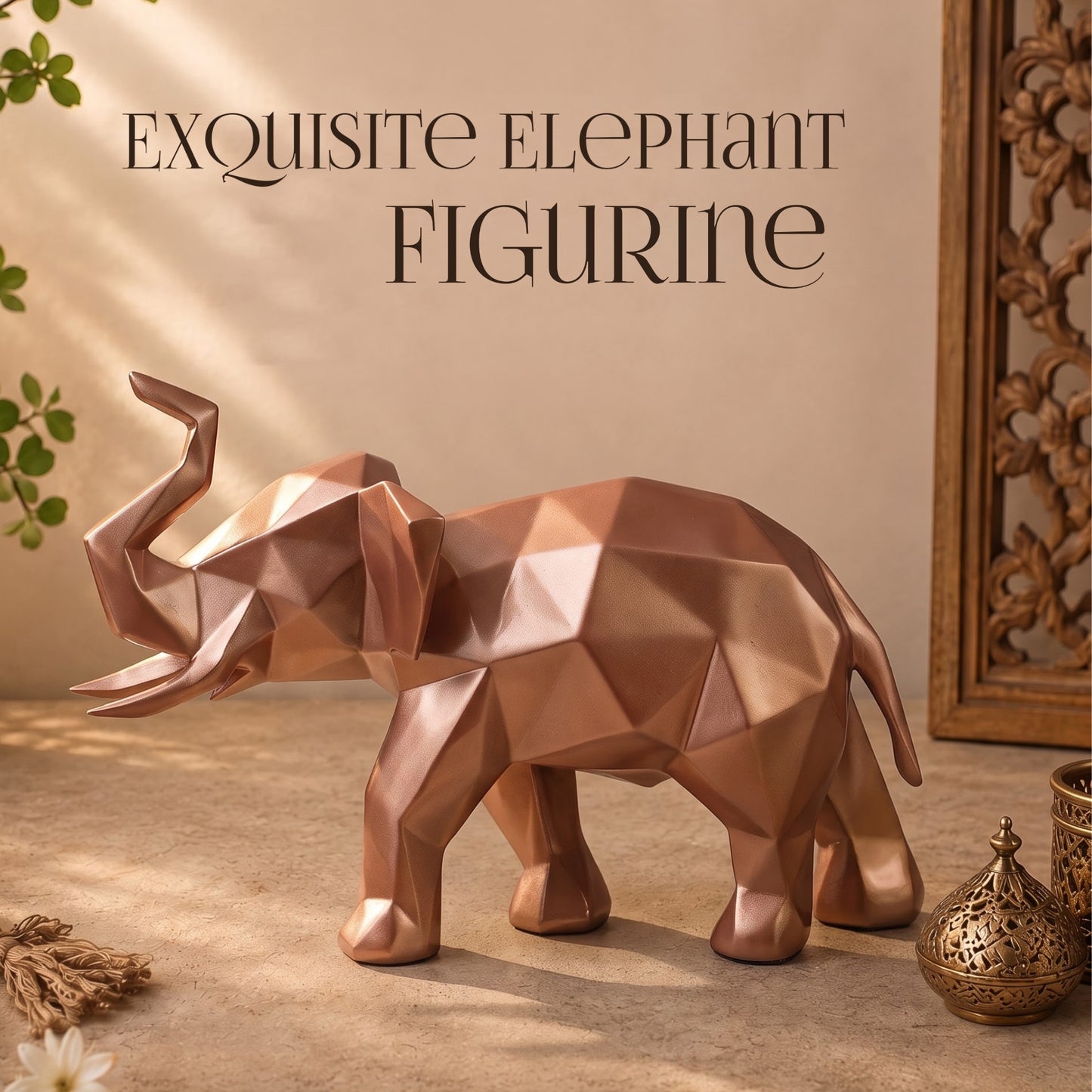 Exquisite Elephant Figurine