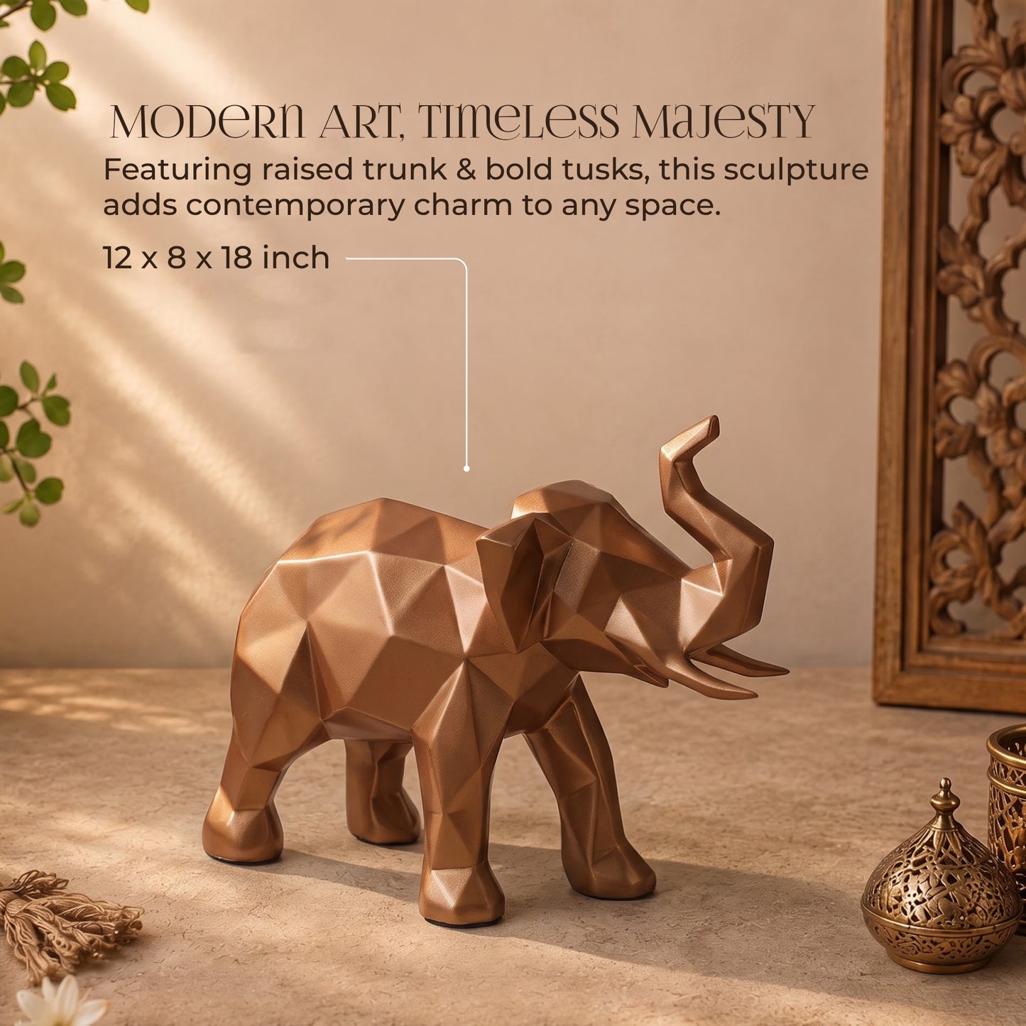 Exquisite Elephant Figurine