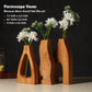 Formscape Wooden Vases – Set of 3 Handcarved Wood Vases