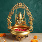 Ganesha Brass Swing with Uruli Bowl