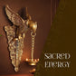 Garuda Wall Hanging Brass Diya Lamp