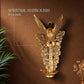 Garuda Wall Hanging Brass Diya Lamp