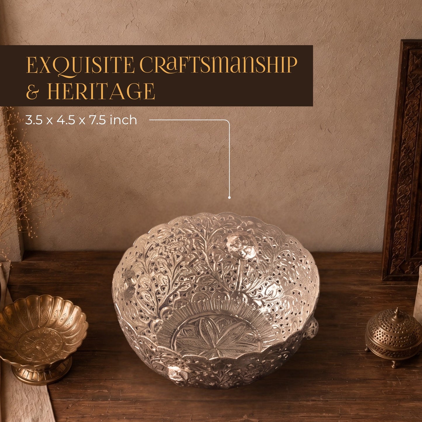 German Silverware Bowl with box