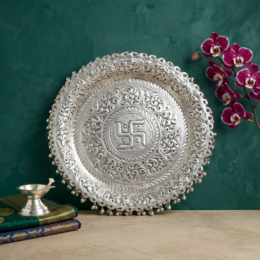 German Silverware Pooja thali
