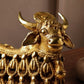 Golden Grace Nandi Brass - handcrafted decor by Yura Designs