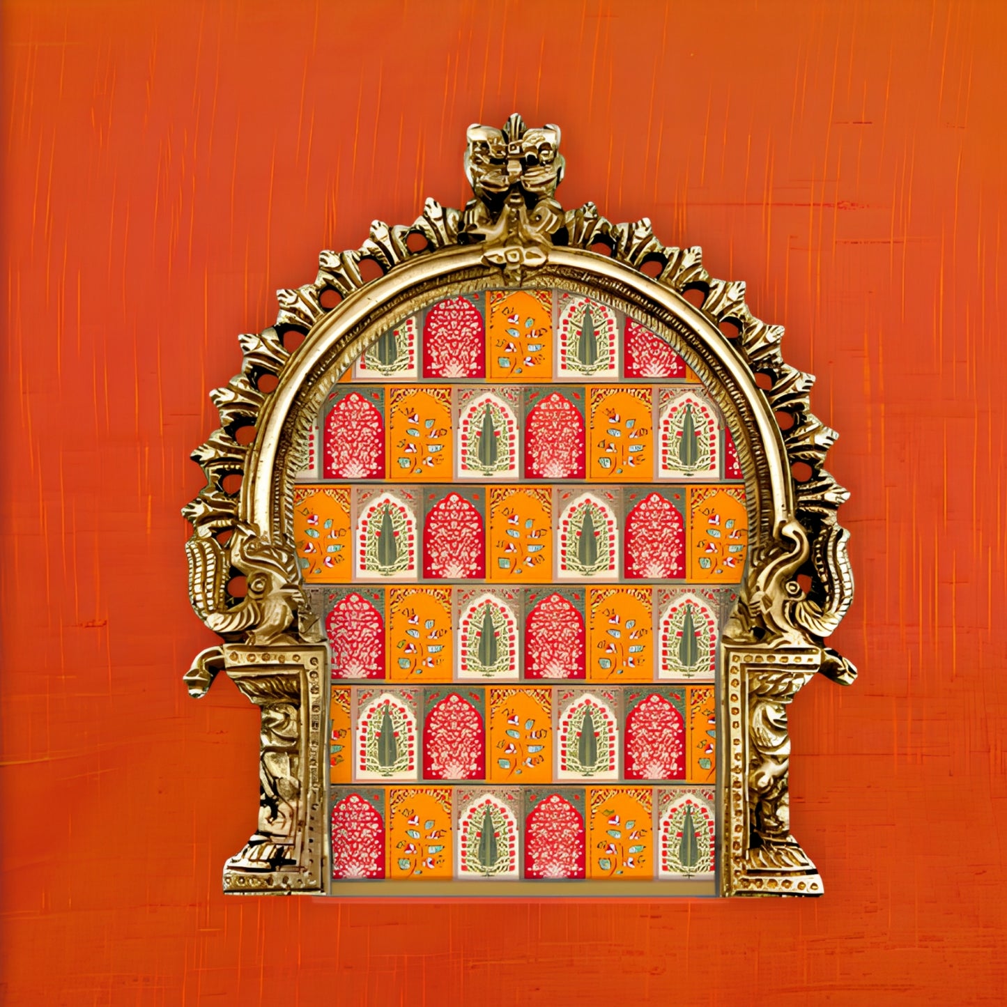 Golden Pichwai Wall Decor Frame — Prabhavali