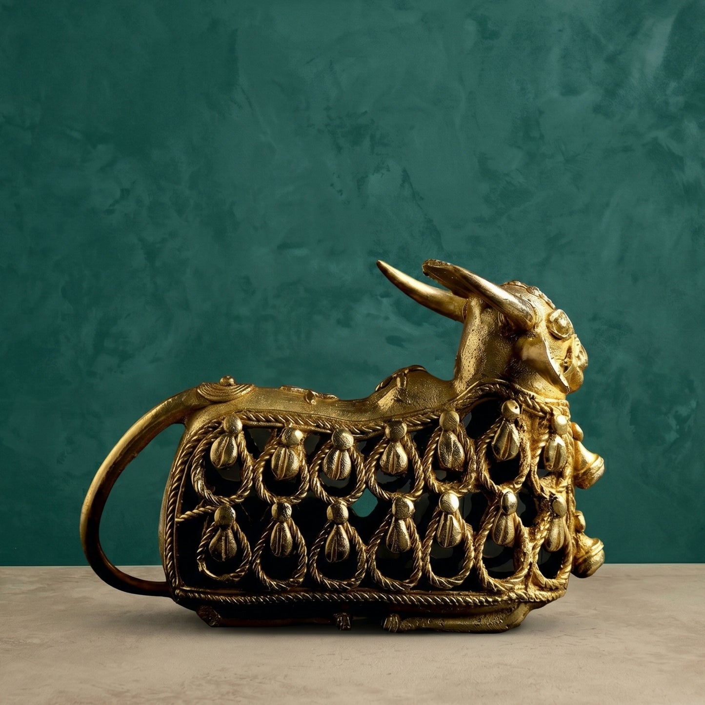 Golden Grace Nandi (Brass) with Box