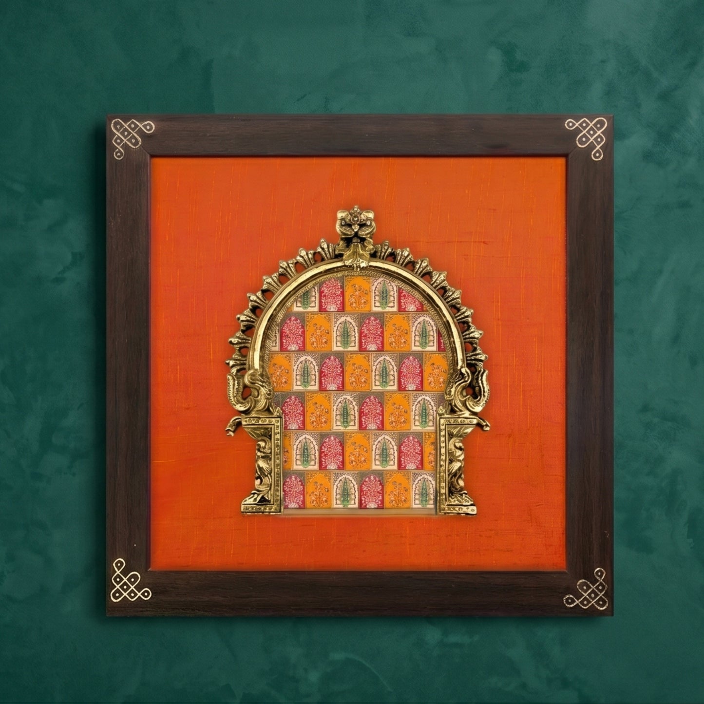 Golden Pichwai Wall Decor Frame — Prabhavali