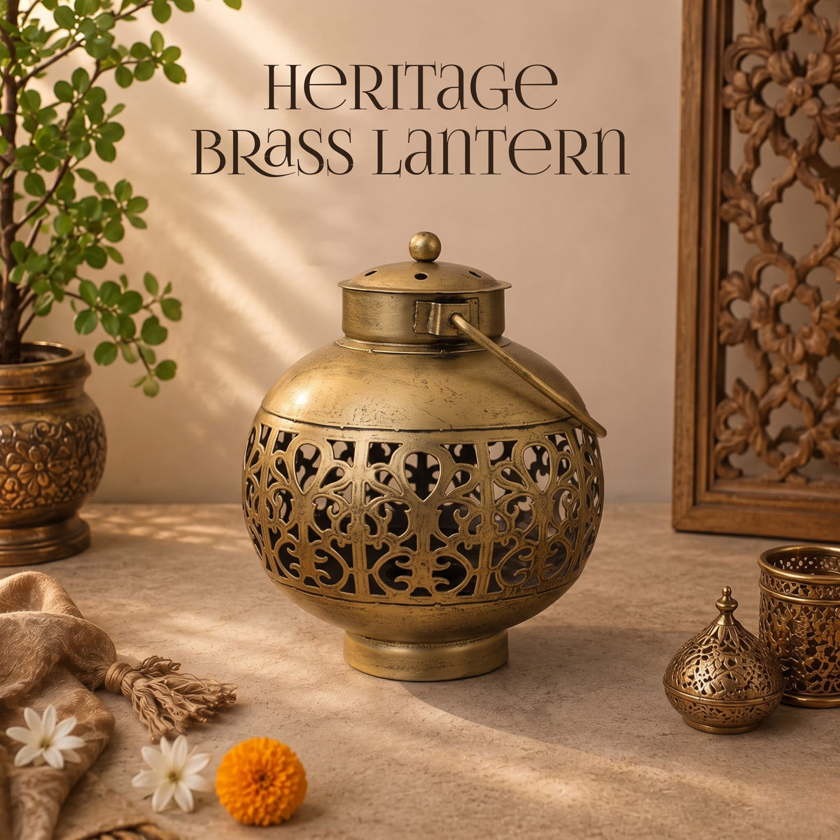 HERITAGE BRASS LANTERN