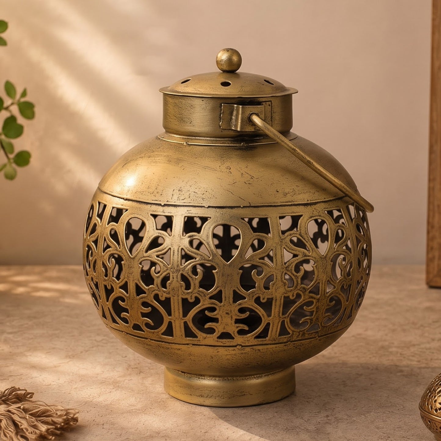 HERITAGE BRASS LANTERN