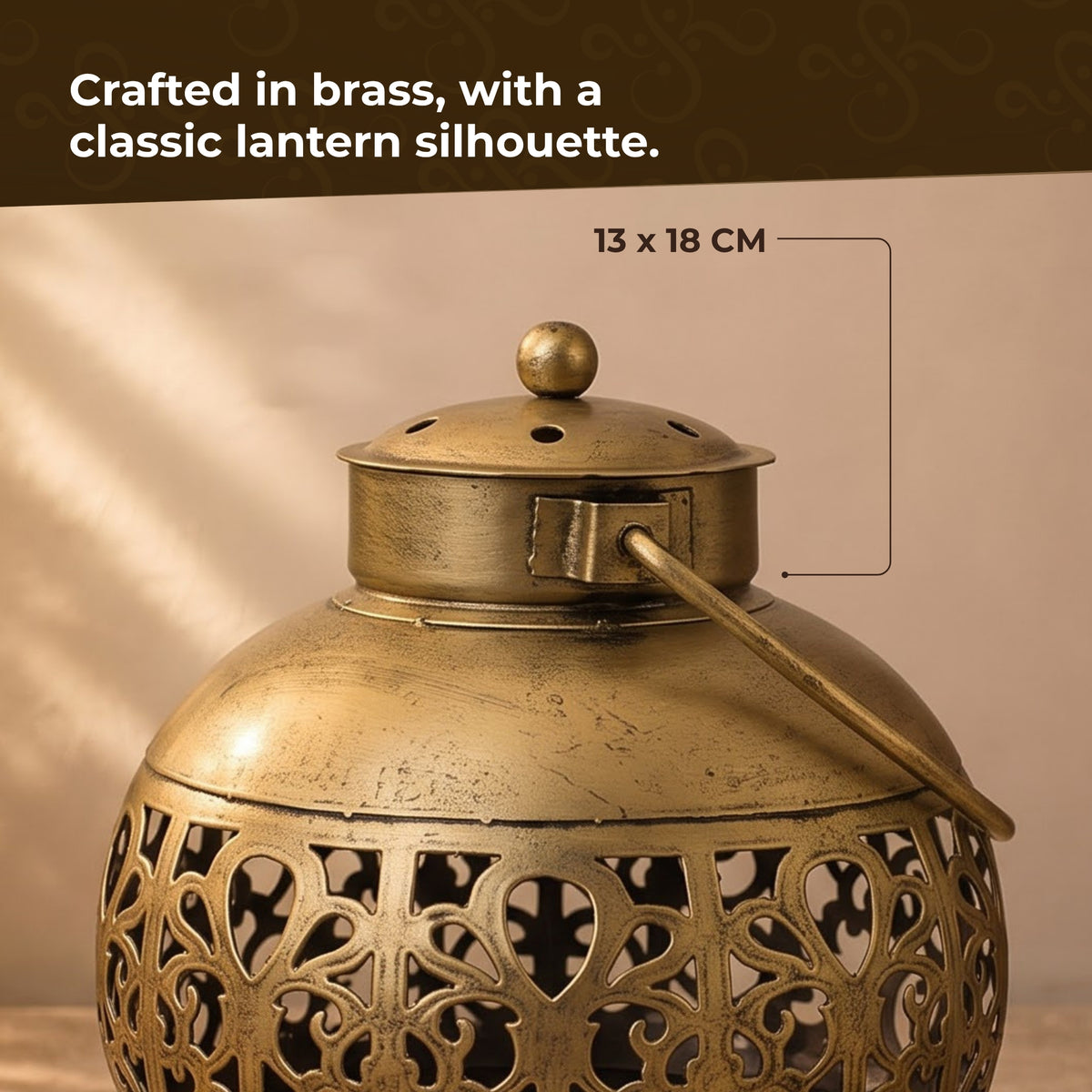 HERITAGE BRASS LANTERN