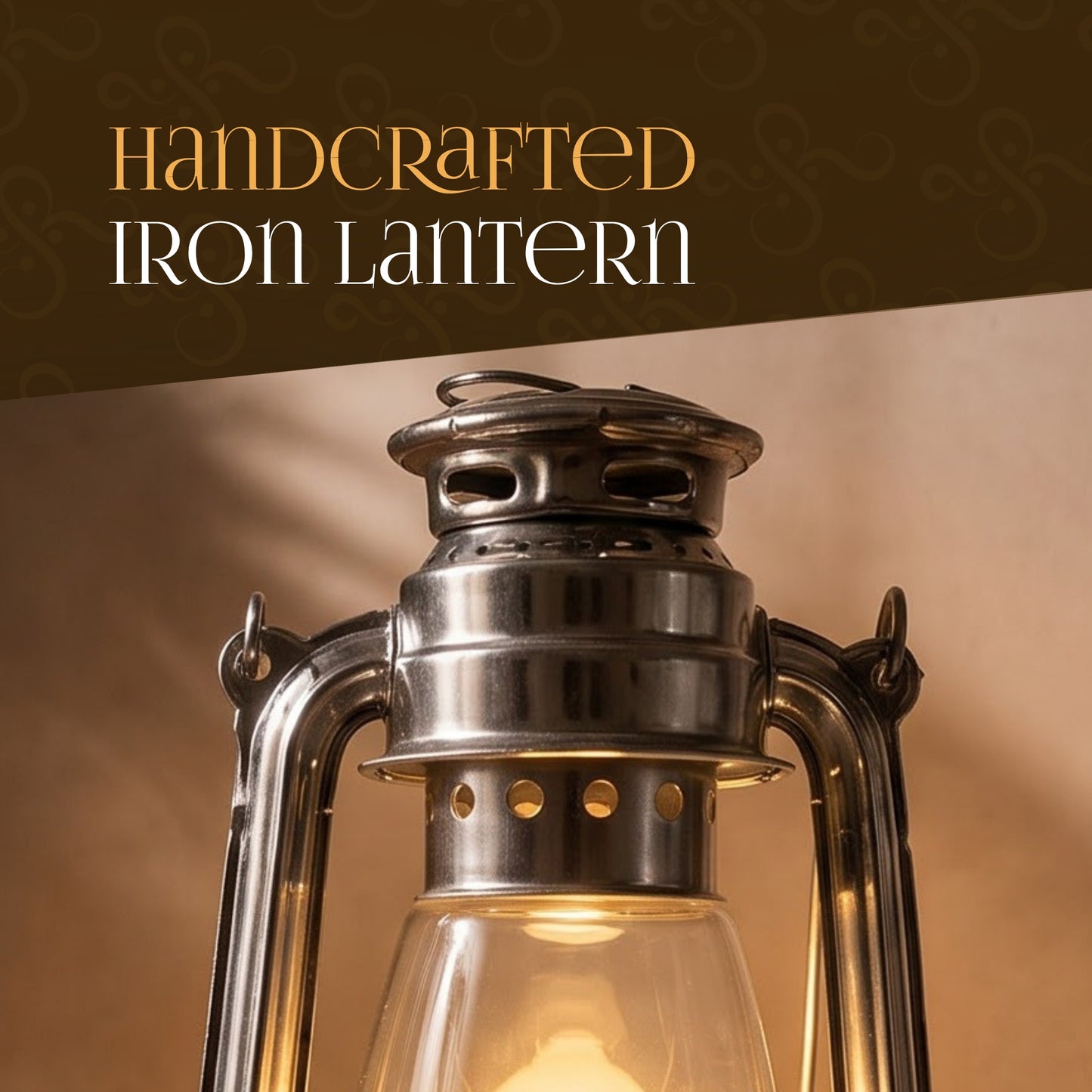 Handcrafted Iron Lantern