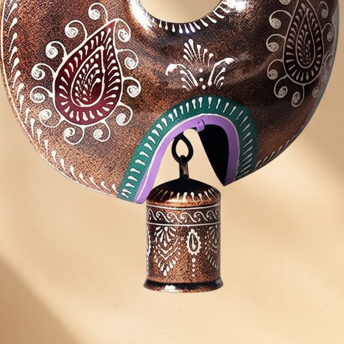 Handcrafted Peacock Bell - handcrafted decor by Yura Designs