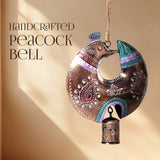 Handcrafted Peacock Bell - handcrafted decor by Yura Designs