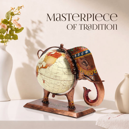 Heritage Elephant Globe Decor