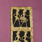 Dhokra Wall Art | Handcrafted Brass Tribal Art | Six Dancing Women | 18.2×10.2 inch