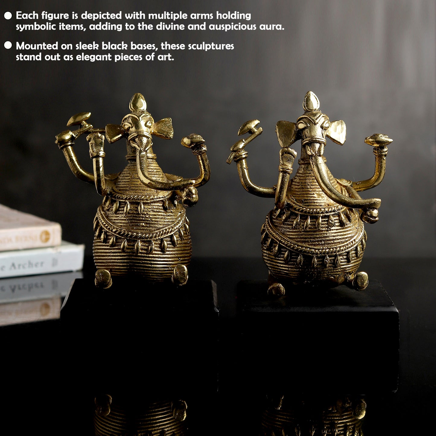 Divine Brass Ganesha