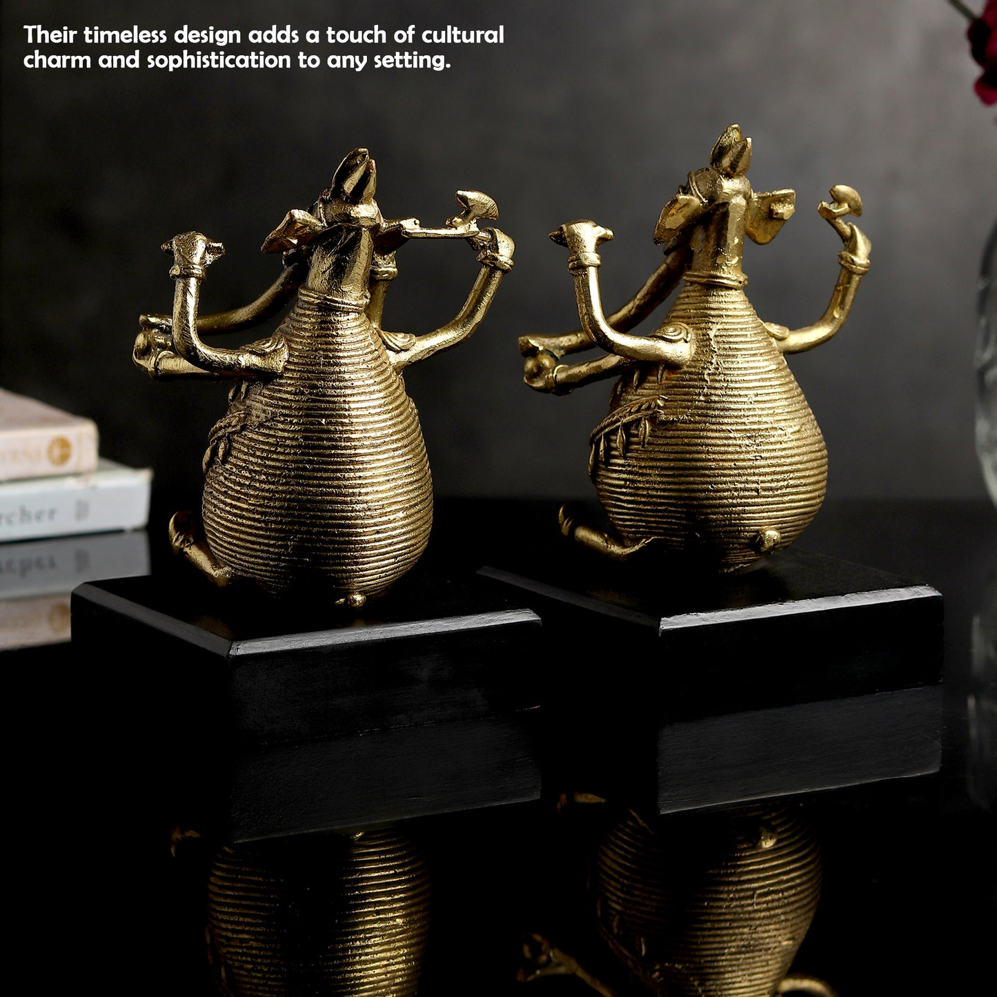 Divine Brass Ganesha