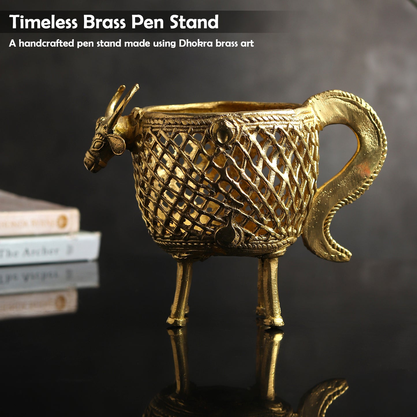 Timeless Brass Pen Stand