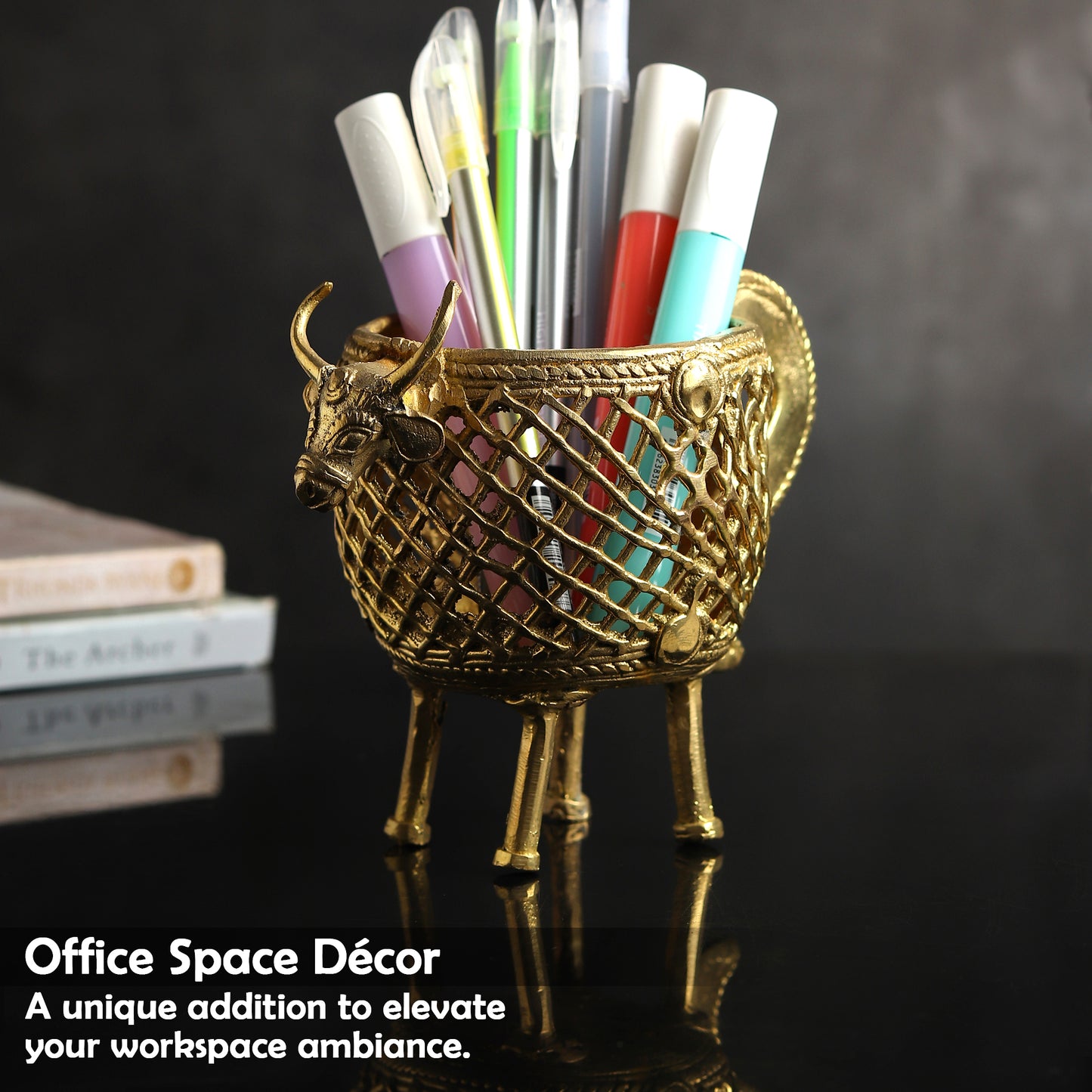 Timeless Brass Pen Stand