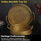 Golden Mandala Tray Set