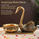 SwanLuxe Handcrafted Brass Home Decor