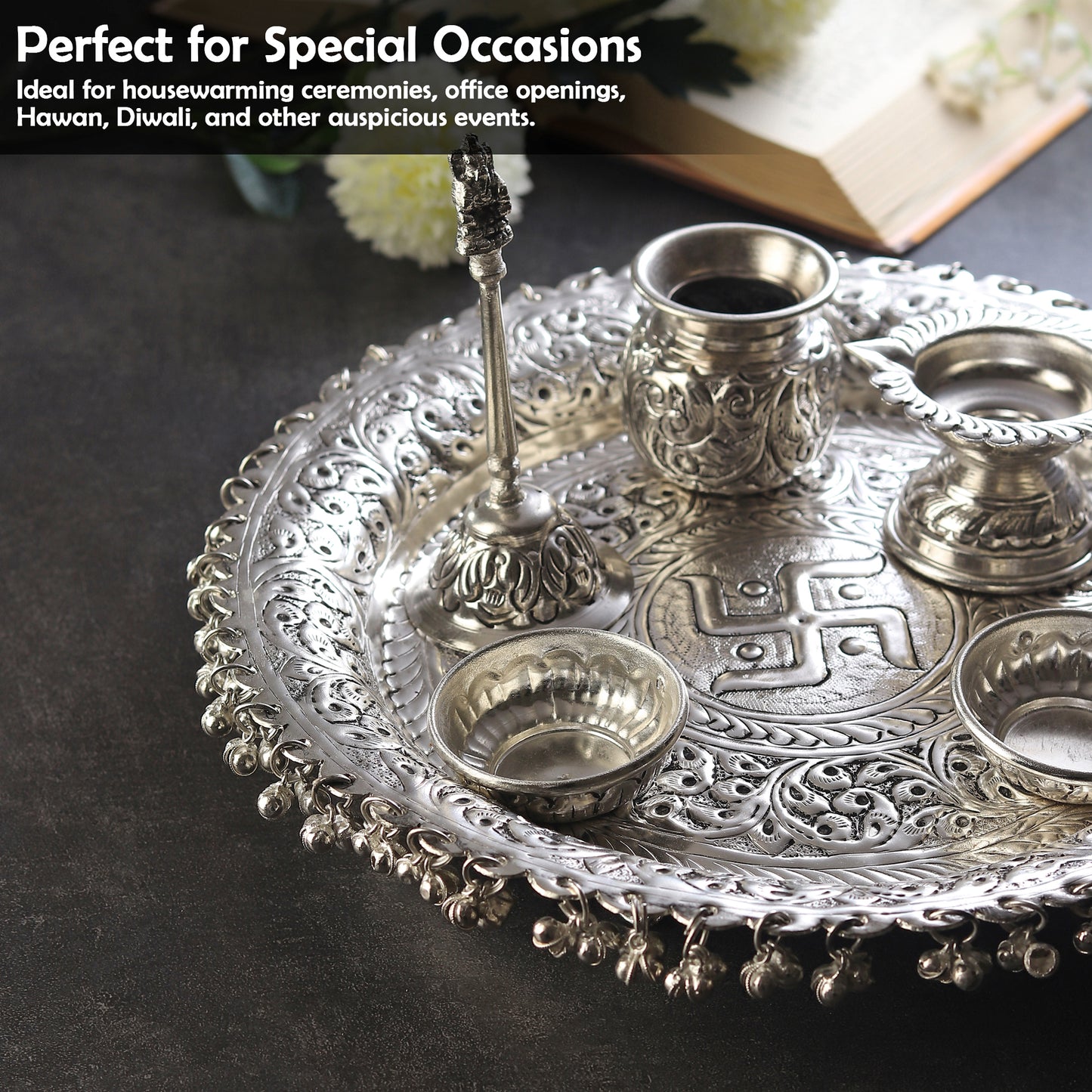 German Silverware Pooja thali
