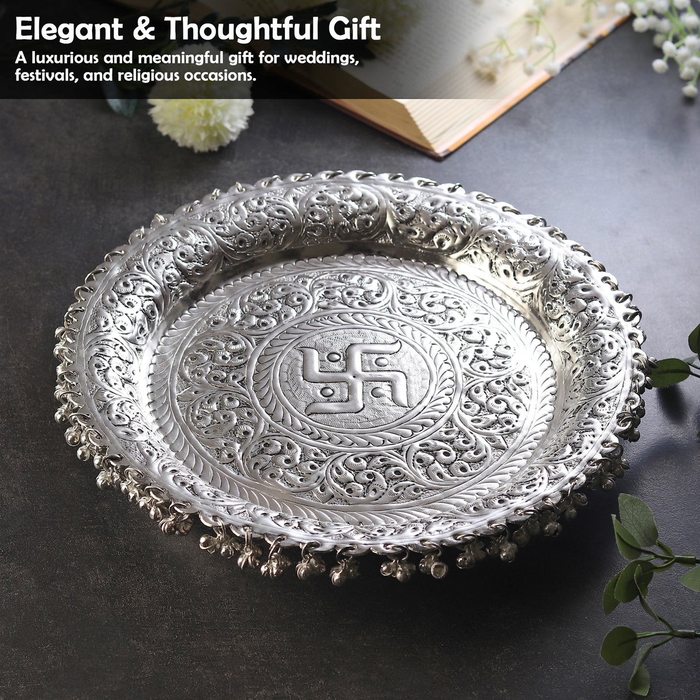 German Silverware Pooja thali