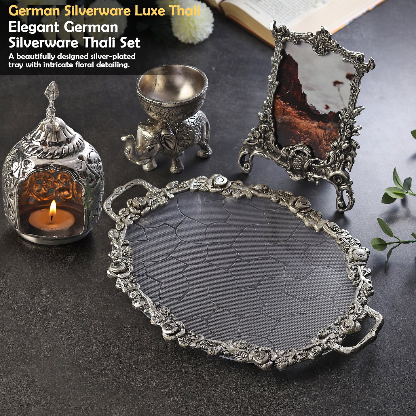 German Silverware Luxe Thali