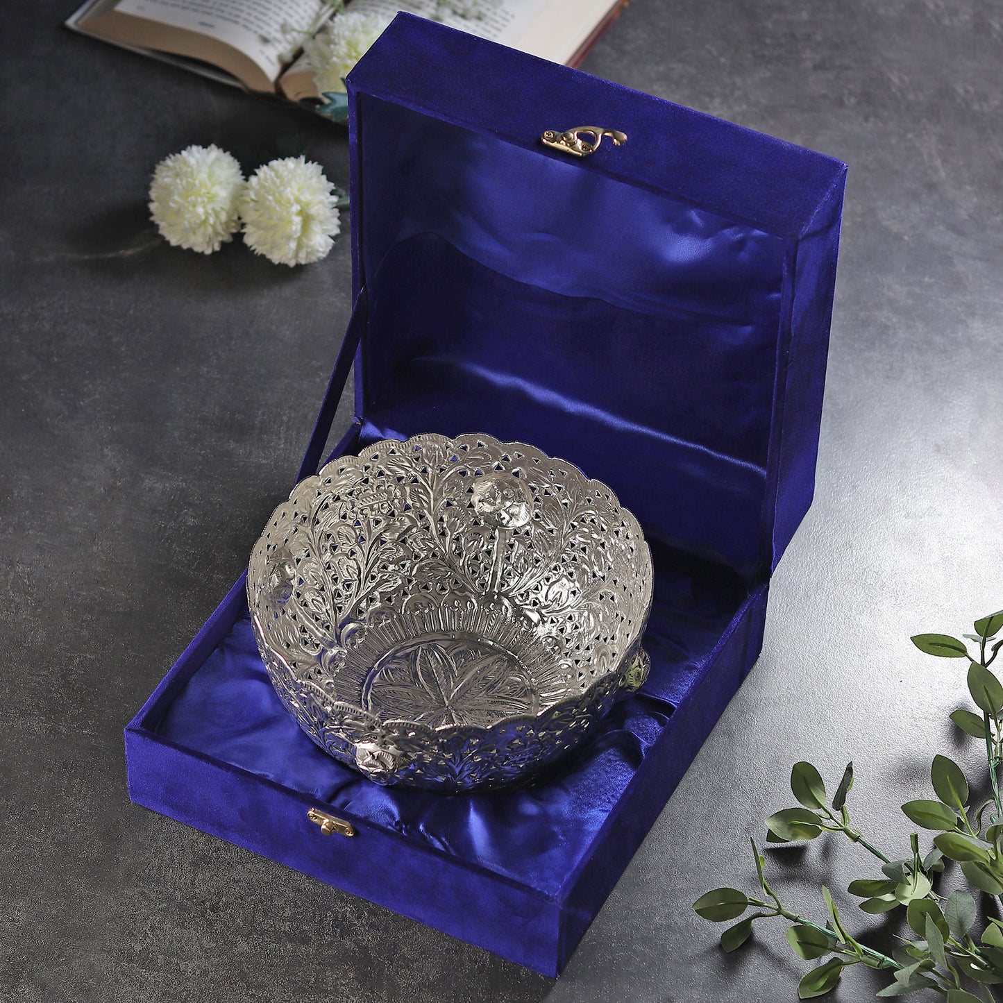 German Silverware Bowl with box