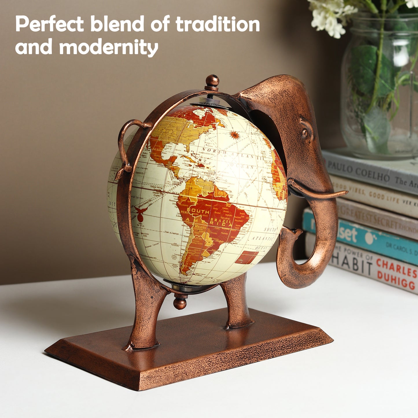 Elephant Globe Decor