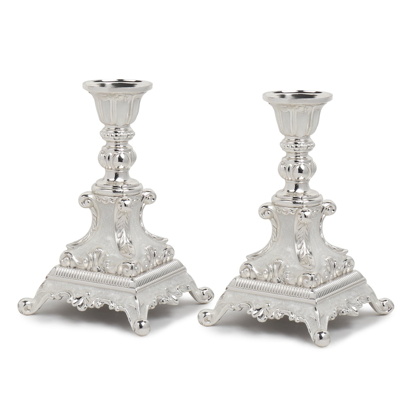 German Silverware Luxe Candle Holders