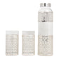German silverware bottle & glass set of 2
