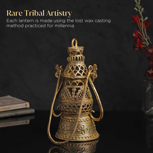 Dhokra Brass Lantern