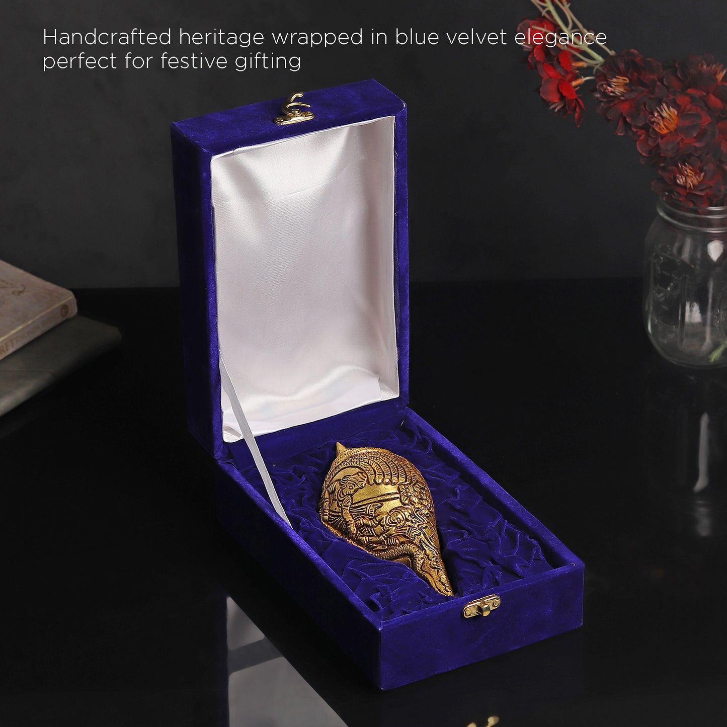 Divine Brass Shankh - Big